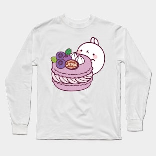 Moolang's Blueberry Macarons Long Sleeve T-Shirt